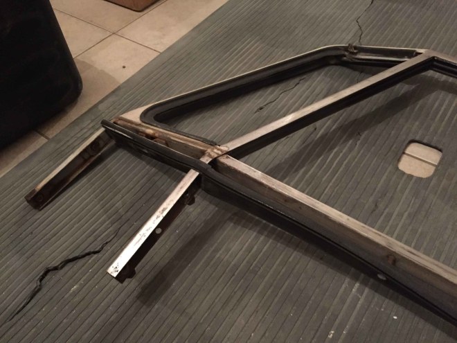 sanding-down-window-frames-vw-aircooled-split-bus