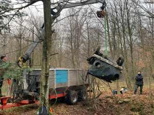 Volkswagen-Waldfund-Bergung-T1Bulli