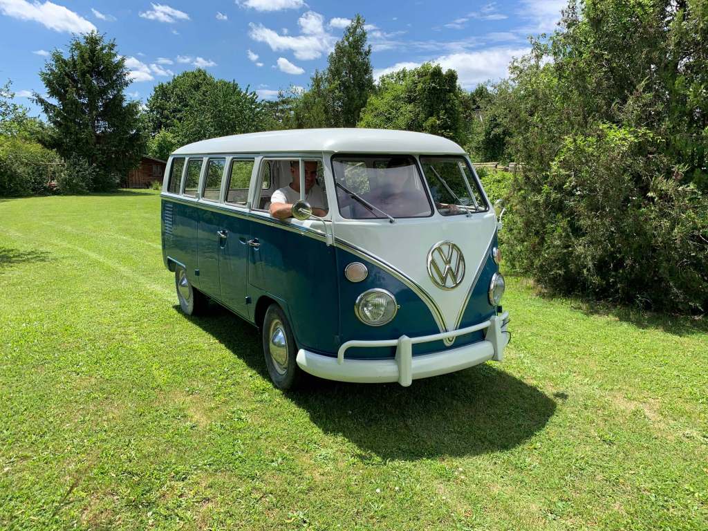 Seeblau-VW-T1-Deluxe-1967-Probefahrt