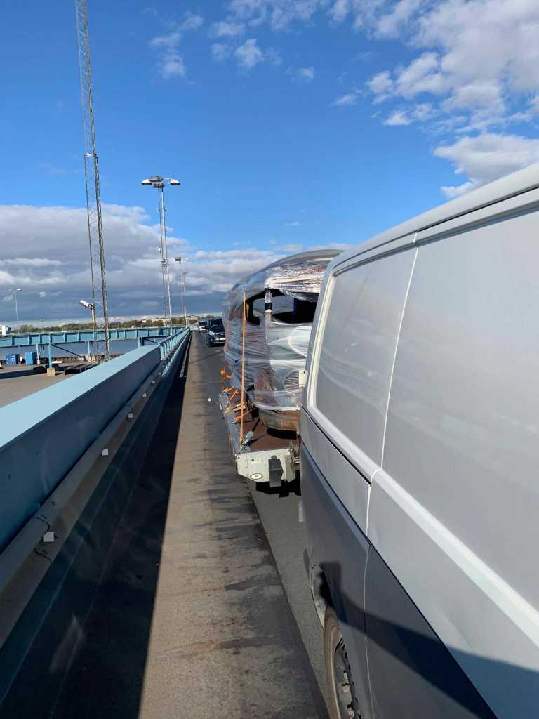 Schweden-Auffahrt-Faehre-Hafen-Trelleborg